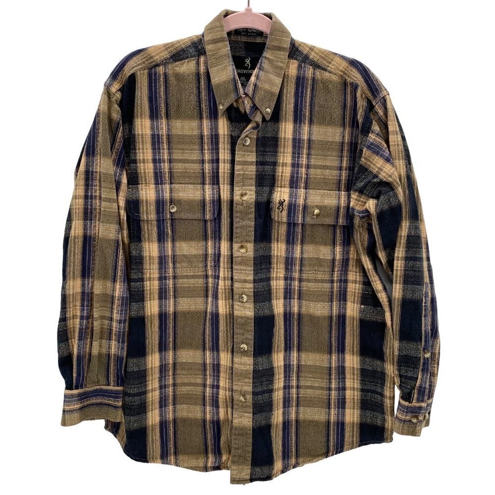 Browning Long Sleeve Button Down Shirt Men’s Size L